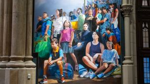 image:Image Foto: Migranti v newyorské katedrále