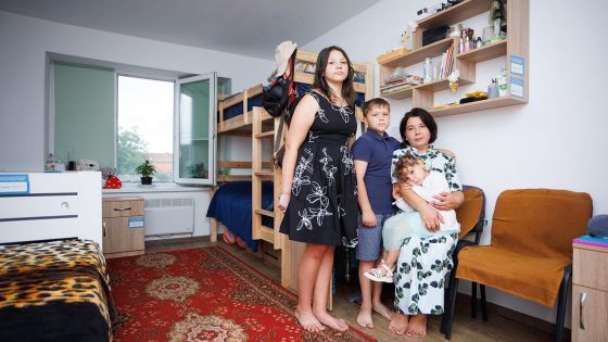 image:Image Natalia v Berehově našla nové bydlení pro svou rodinu.
