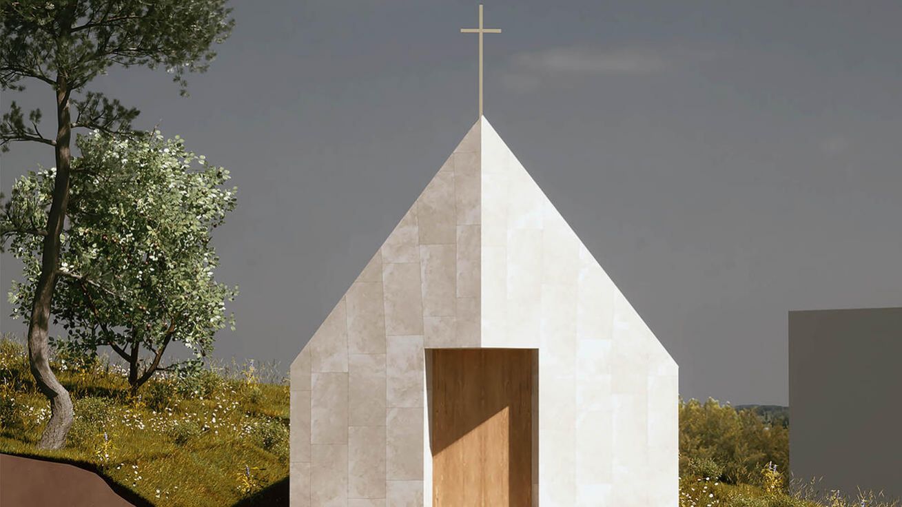 image:Image V Brně – Novém Lískovci postaví kapli sv. Ludmily podle architektonického návrhu Soni Urbánkové a Petry Vorlíčkové.