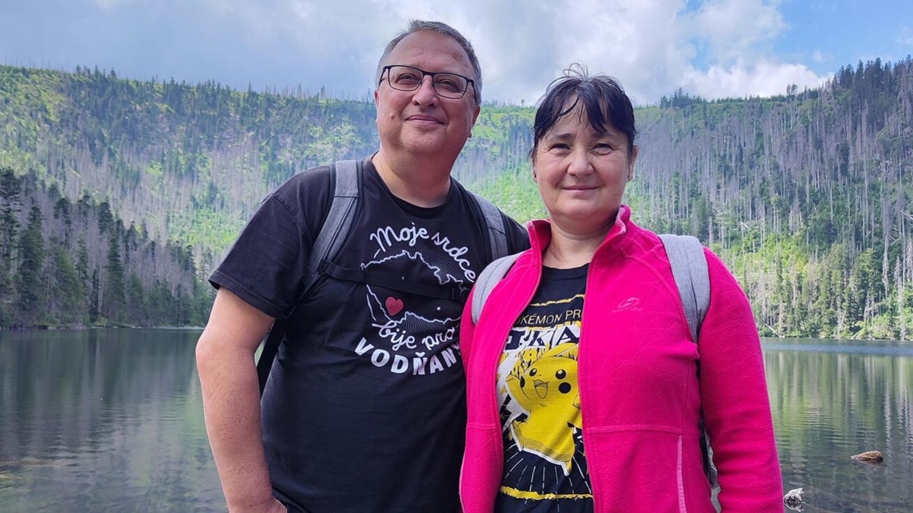 image:Image Robert Huneš s manželkou Klárou na Šumavě.