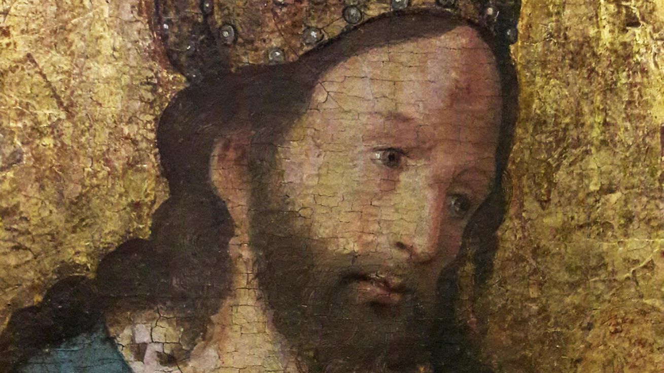 image:Image Hans von Kulmbach (1480-1522): ChristusRex (tempera, olej a zlato na desce, kol. 1514 až 1518, Národní muzeum ve Varšavě, Polsko).