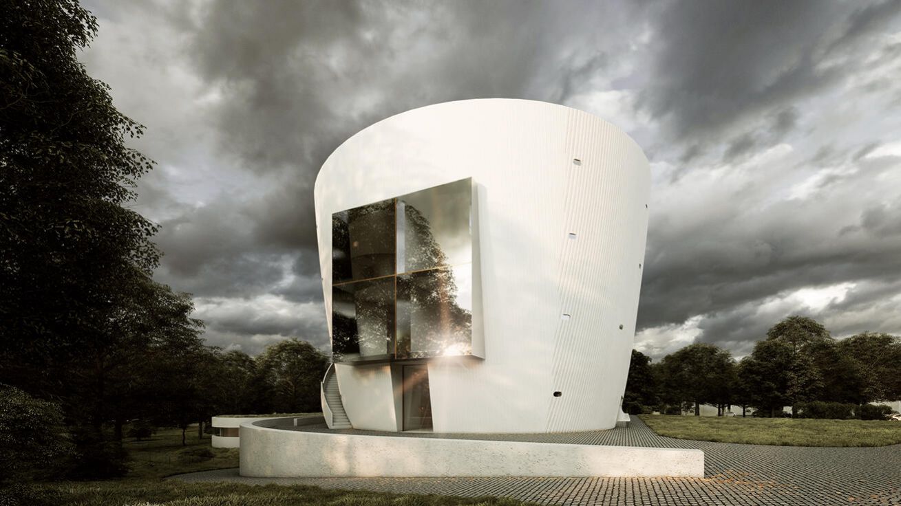 image:Image V Neratovicích roste kostel podle návrhu architekta Zdeňka Fránka, který u nás nemá obdoby. Jeho díly z betonu vznikají v 3D tiskárně.