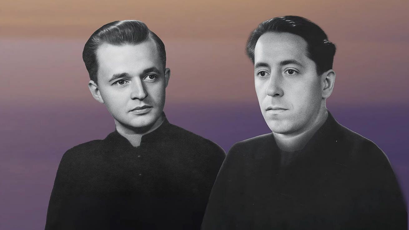 image:Image P. Jan Bula a P. Václav Drbola na historických snímcích. Na sociálních sítích je „rozmluvila“ umělá inteligence.