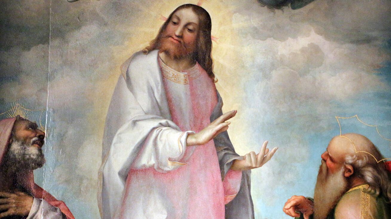image:Image Lorenzo Lotto (1480–1556): Proměnění Páně (detail, kol. 1510, Městské muzeum v Recanati, Itálie).