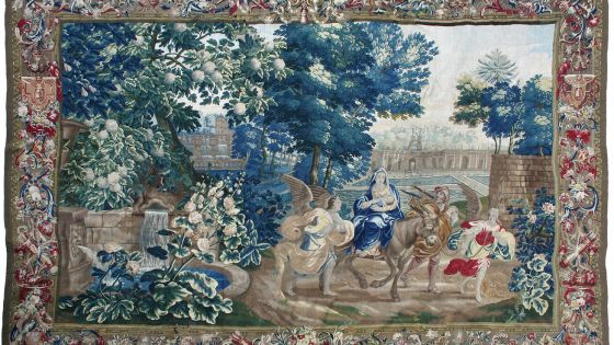 image:Image Restaurování historických tapiserií pod dohledem Jana T. Strýčka v Moravské gobelínové manufaktuře (MGM, fotografie z roku 2020). Snímek Kamila Valoušková