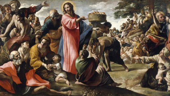 image:Image Giovanni Lanfranco (1582–1647): Zázračné rozmnožení chlebů a ryb (olej na plátně, kol. 1620, Národní galerie v Dublinu, Irsko).