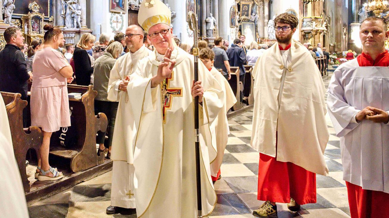 image:Image Nový apoštolský nuncius Eugene Martin Nugent na své první návštěvě Brna zavítal k minoritům.