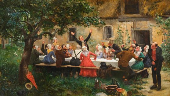 image:Image Henri de Gouvion Saint-Cyr: Svatební hostina (olej na plátně, kol. 1887, soukromá sbírka, Itálie).